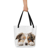 Load image into Gallery viewer, Australian Shepherd - All-Over Print Large Tote Bag
