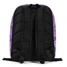 Load image into Gallery viewer, Purple Flowers Minimalist Backpack