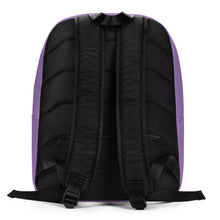 Load image into Gallery viewer, Purple Flower Minimalist Backpack