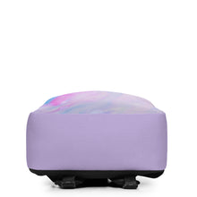 Load image into Gallery viewer, Pink, Blue, and White (Lavender) Minimalist Backpack
