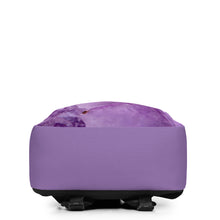 Load image into Gallery viewer, Purple Flower Minimalist Backpack