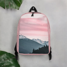 Load image into Gallery viewer, Mountain and Pink Skies Minimalist Backpack