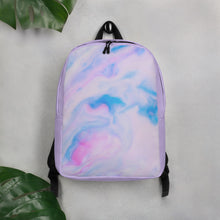 Load image into Gallery viewer, Pink, Blue, and White (Lavender) Minimalist Backpack