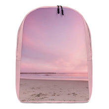 Load image into Gallery viewer, Beach Pink Sky Minimalist Backpack