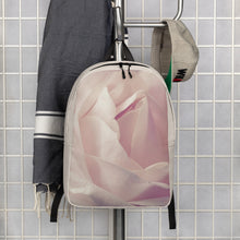 Load image into Gallery viewer, White Rose Minimalist Backpack