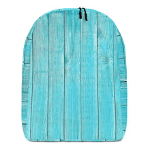 Load image into Gallery viewer, Aqua Wood Minimalist Backpack