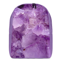 Load image into Gallery viewer, Purple Flower Minimalist Backpack