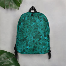 Load image into Gallery viewer, Green Marble Minimalist Backpack