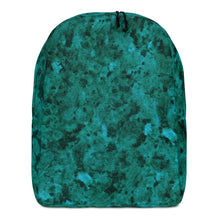 Load image into Gallery viewer, Green Marble Minimalist Backpack