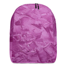 Load image into Gallery viewer, Pink Texture Minimalist Backpack