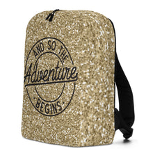 Load image into Gallery viewer, And So The Adventure Begins Minimalist Backpack