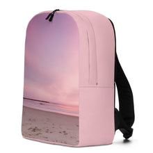 Load image into Gallery viewer, Beach Pink Sky Minimalist Backpack