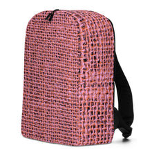 Load image into Gallery viewer, Pink Burlap Minimalist Backpack