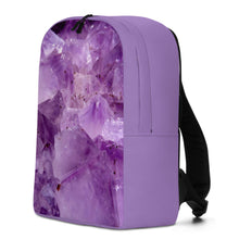 Load image into Gallery viewer, Purple Flower Minimalist Backpack