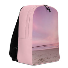 Load image into Gallery viewer, Beach Pink Sky Minimalist Backpack