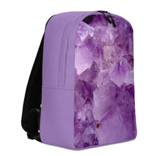 Load image into Gallery viewer, Purple Flower Minimalist Backpack