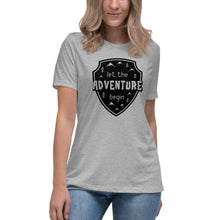 Load image into Gallery viewer, Let the Adventure Begin Women's Relaxed T-Shirt