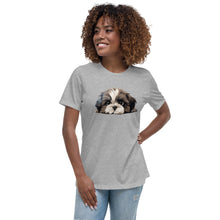 Load image into Gallery viewer, Shih Tzu Women's Relaxed T-Shirt
