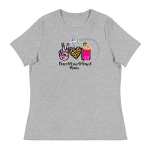 Load image into Gallery viewer, Peace Love Travel - Miami - Women's Relaxed T-Shirt