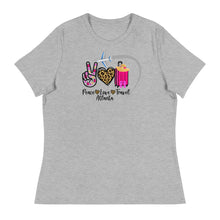 Load image into Gallery viewer, Peace Love Travel - Atlanta - Women's Relaxed T-Shirt