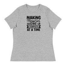 Load image into Gallery viewer, Making Memories One Campsite at a time - Women's Relaxed T-Shirt