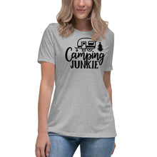 Load image into Gallery viewer, Camping Junkie - Women's Relaxed T-Shirt