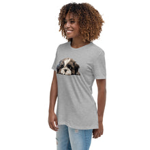 Load image into Gallery viewer, Shih Tzu Women's Relaxed T-Shirt