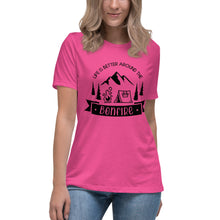 Load image into Gallery viewer, Life is Better Around the Bonfire Women's Relaxed T-Shirt
