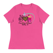 Load image into Gallery viewer, Peace Love Travel - Dallas, TX - Women's Relaxed T-Shirt