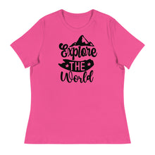 Load image into Gallery viewer, Explore the World - Women's Relaxed T-Shirt