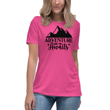 Load image into Gallery viewer, Adventure Awaits - Women's Relaxed T-Shirt