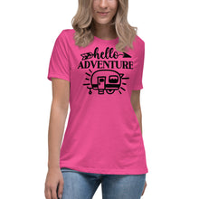 Load image into Gallery viewer, Hello Adventure - Women's Relaxed T-Shirt