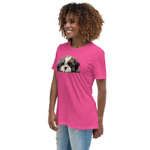 Load image into Gallery viewer, Siberian Husky Women's Relaxed T-Shirt