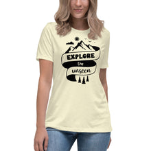 Load image into Gallery viewer, Explore the unseen Women's Relaxed T-Shirt