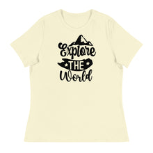 Load image into Gallery viewer, Explore the World - Women's Relaxed T-Shirt