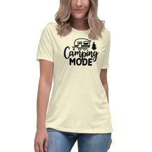 Load image into Gallery viewer, Camping Mode - Women's Relaxed T-Shirt