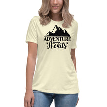 Load image into Gallery viewer, Adventure Awaits - Women's Relaxed T-Shirt