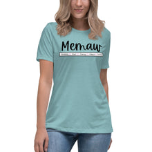 Load image into Gallery viewer, Memaw Women's Relaxed T-Shirt