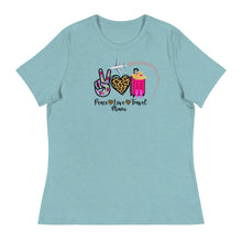 Load image into Gallery viewer, Peace Love Travel - Miami - Women's Relaxed T-Shirt