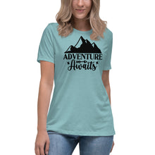 Load image into Gallery viewer, Adventure Awaits - Women's Relaxed T-Shirt