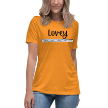 Load image into Gallery viewer, Lovey Women's Relaxed T-Shirt