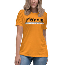 Load image into Gallery viewer, Memaw Women's Relaxed T-Shirt