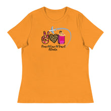 Load image into Gallery viewer, Peace Love Travel - Atlanta - Women's Relaxed T-Shirt