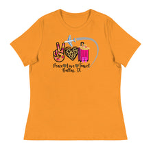 Load image into Gallery viewer, Peace Love Travel - Dallas, TX - Women's Relaxed T-Shirt