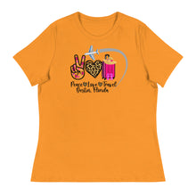 Load image into Gallery viewer, Peace Love Travel - Destin, FL - Women's Relaxed T-Shirt