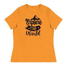 Load image into Gallery viewer, Explore the World - Women's Relaxed T-Shirt