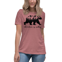 Load image into Gallery viewer, Adventure is calling  Women's Relaxed T-Shirt