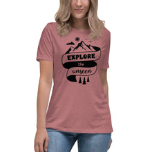 Load image into Gallery viewer, Explore the unseen Women's Relaxed T-Shirt