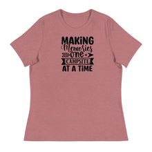 Load image into Gallery viewer, Making Memories One Campsite at a time - Women's Relaxed T-Shirt