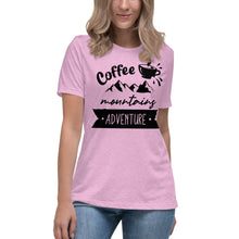 Load image into Gallery viewer, Coffee Mountains Adventure Women's Relaxed T-Shirt